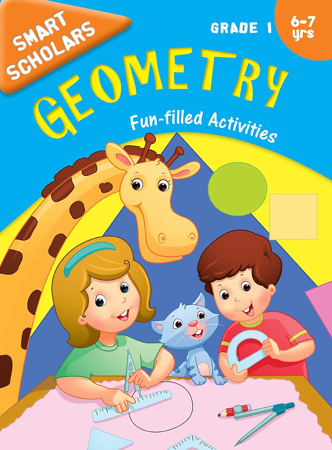 Smart Scholars Grade 1 Geometry - Om Books - Distacart