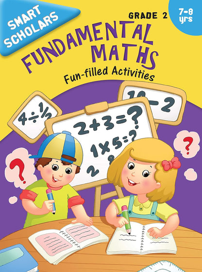Smart Scholars Grade 2 Fundamental Maths - Om Books - Distacart