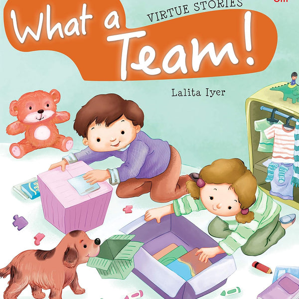 What a Team : Virtue Stories - Om Books - Distacart