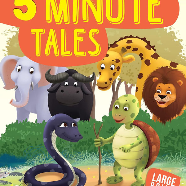5 Minute Tales : Large Print (Paperback) - Om Books - Distacart