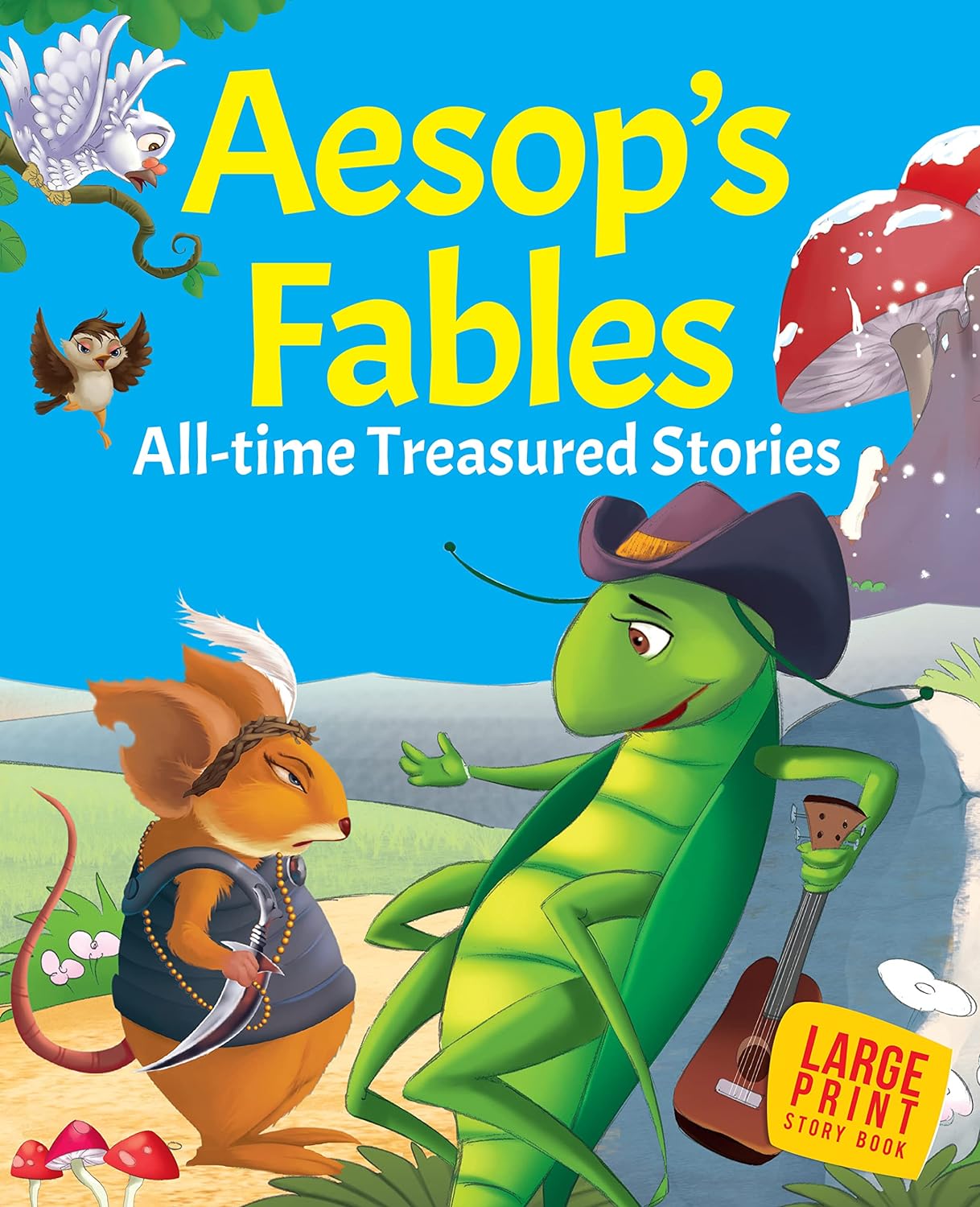 Aesop's Fables all time Treasured Stories : Large Print (Paperback) - Om Books - Distacart