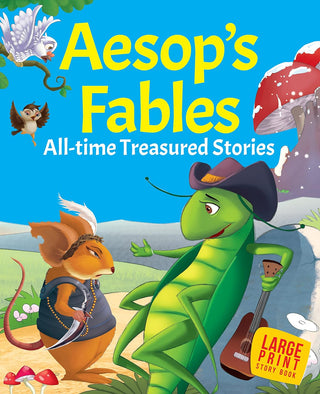 Aesop's Fables all time Treasured Stories : Large Print (Paperback) - Om Books - Distacart
