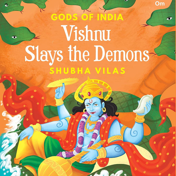 Gods of India : Vishnu Slays the Demons - Om Books - Distacart