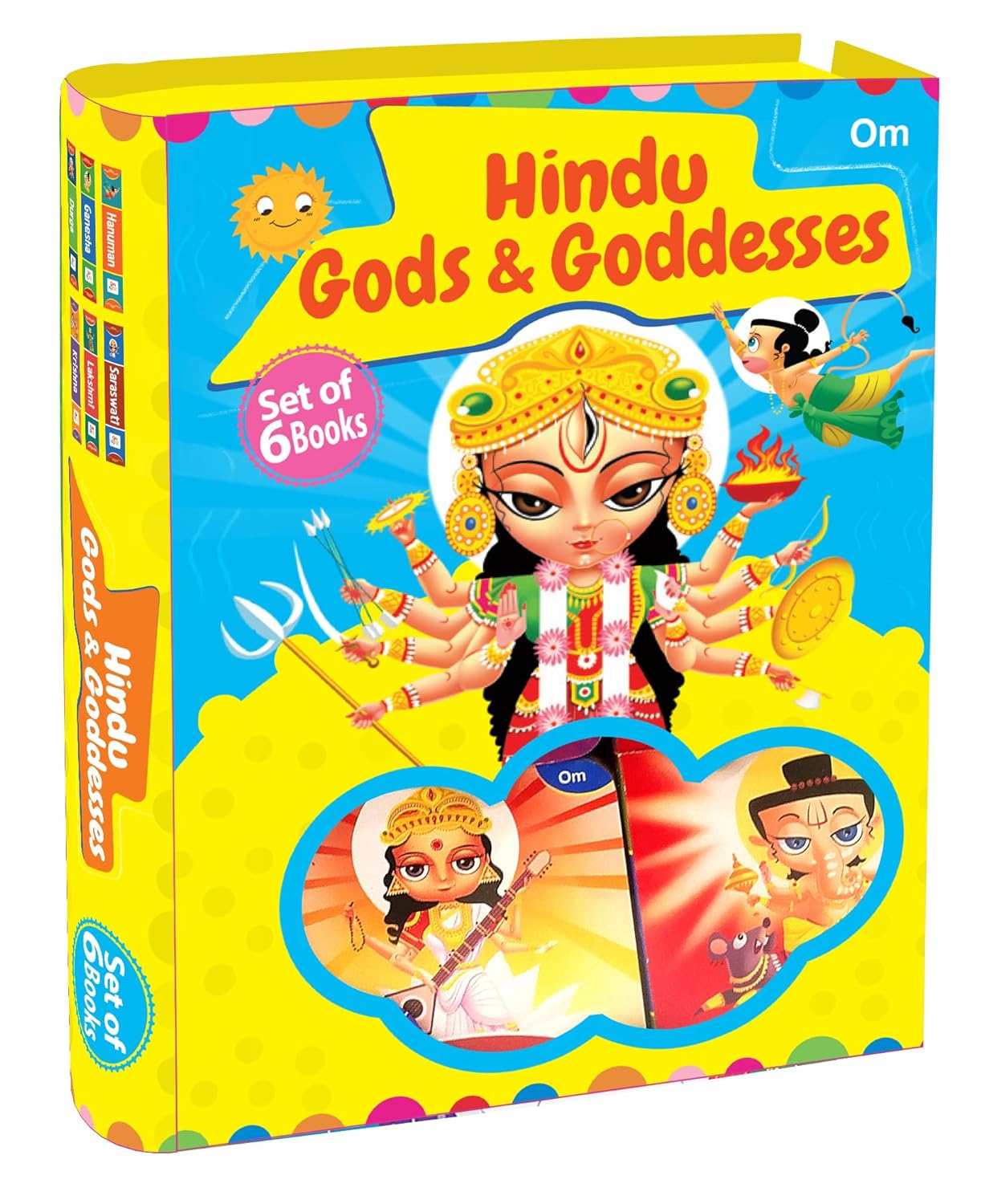 Hindu Gods & Goddesses -Set of 6 Books - Om Books - Distacart