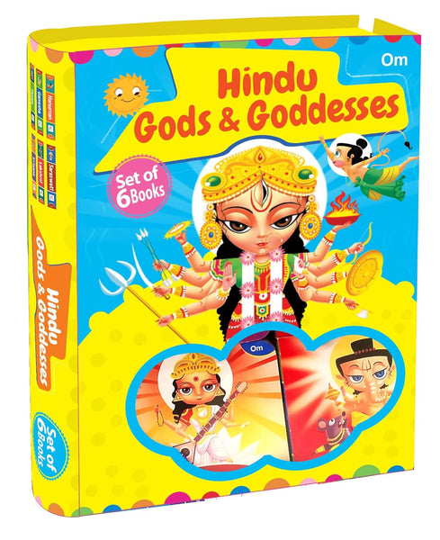 Hindu Gods & Goddesses -Set of 6 Books - Om Books