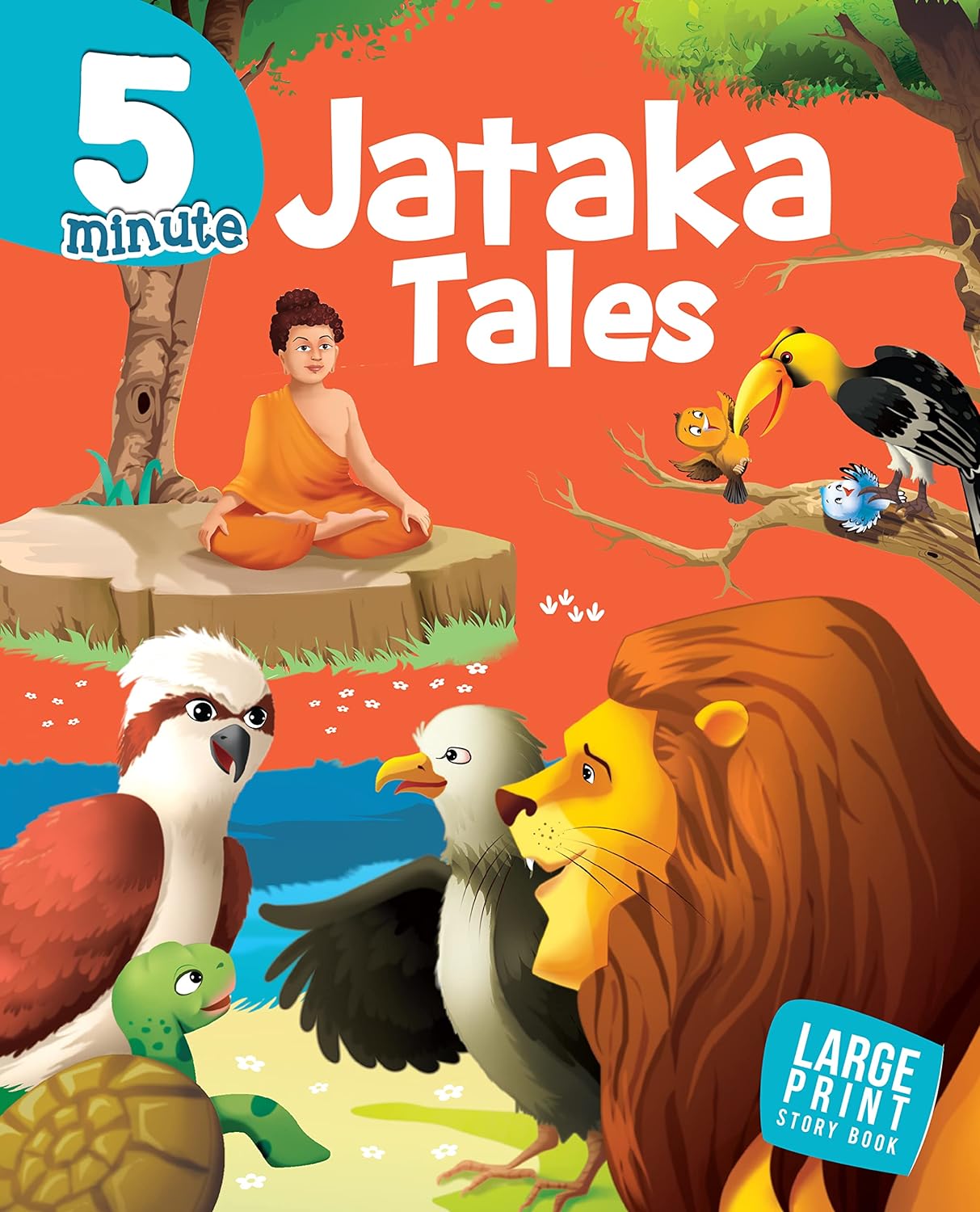 5 Minute Jataka Tales : Large Print - Om Books - Distacart