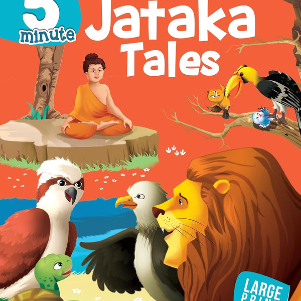 5 Minute Jataka Tales : Large Print - Om Books - Distacart