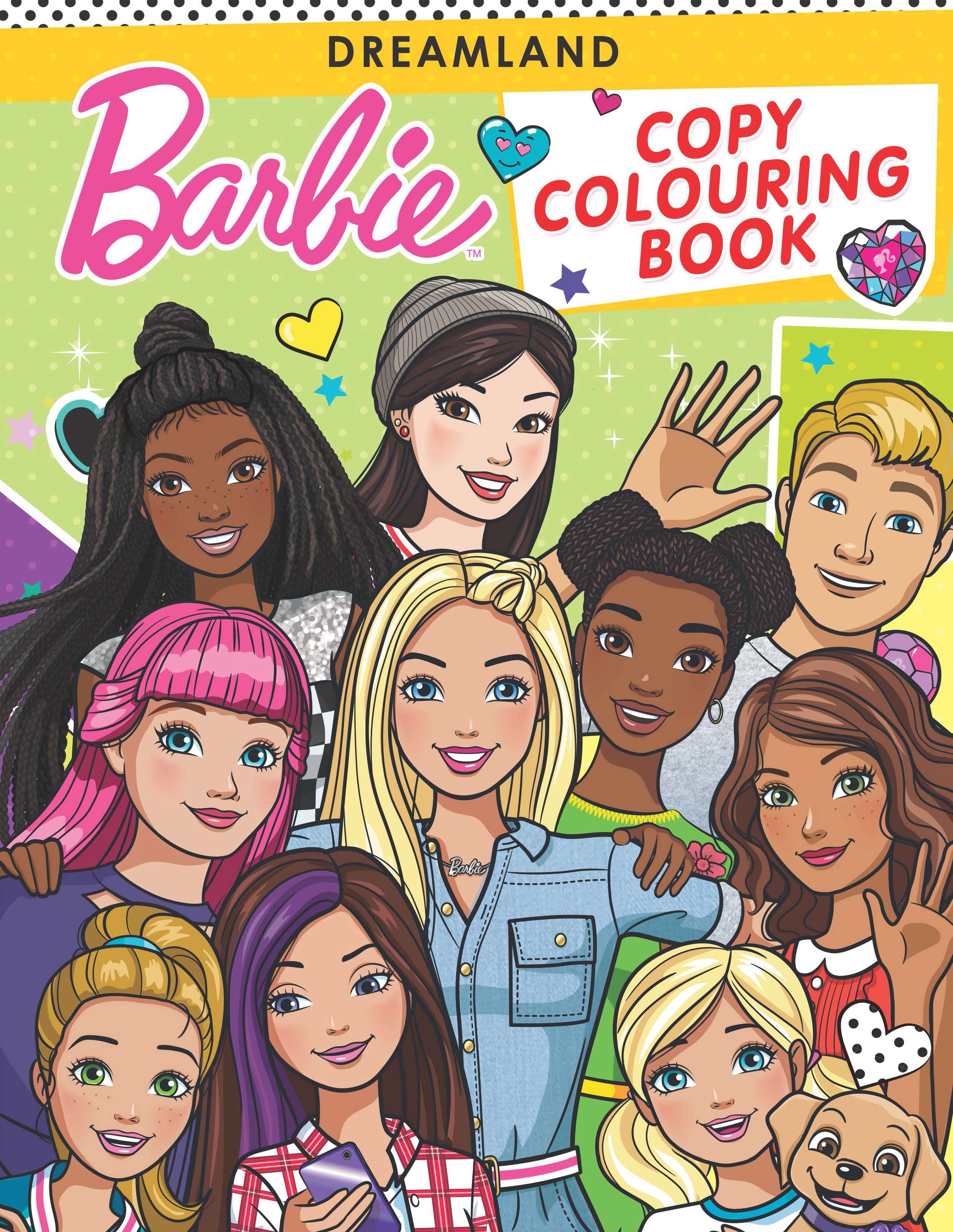 Dreamland Publications Barbie Copy Colouring Book