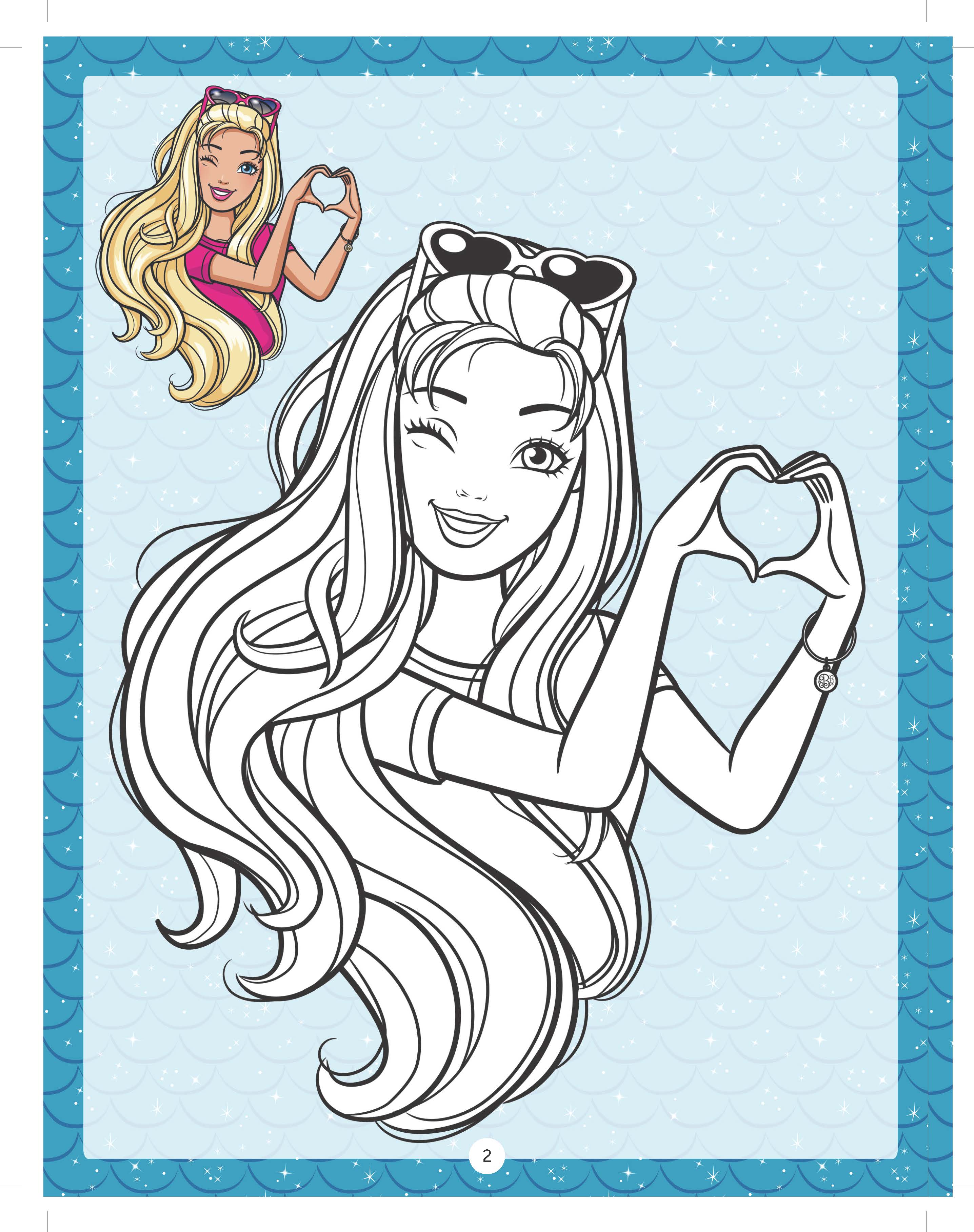 Dreamland Publications Barbie Copy Colouring Book
