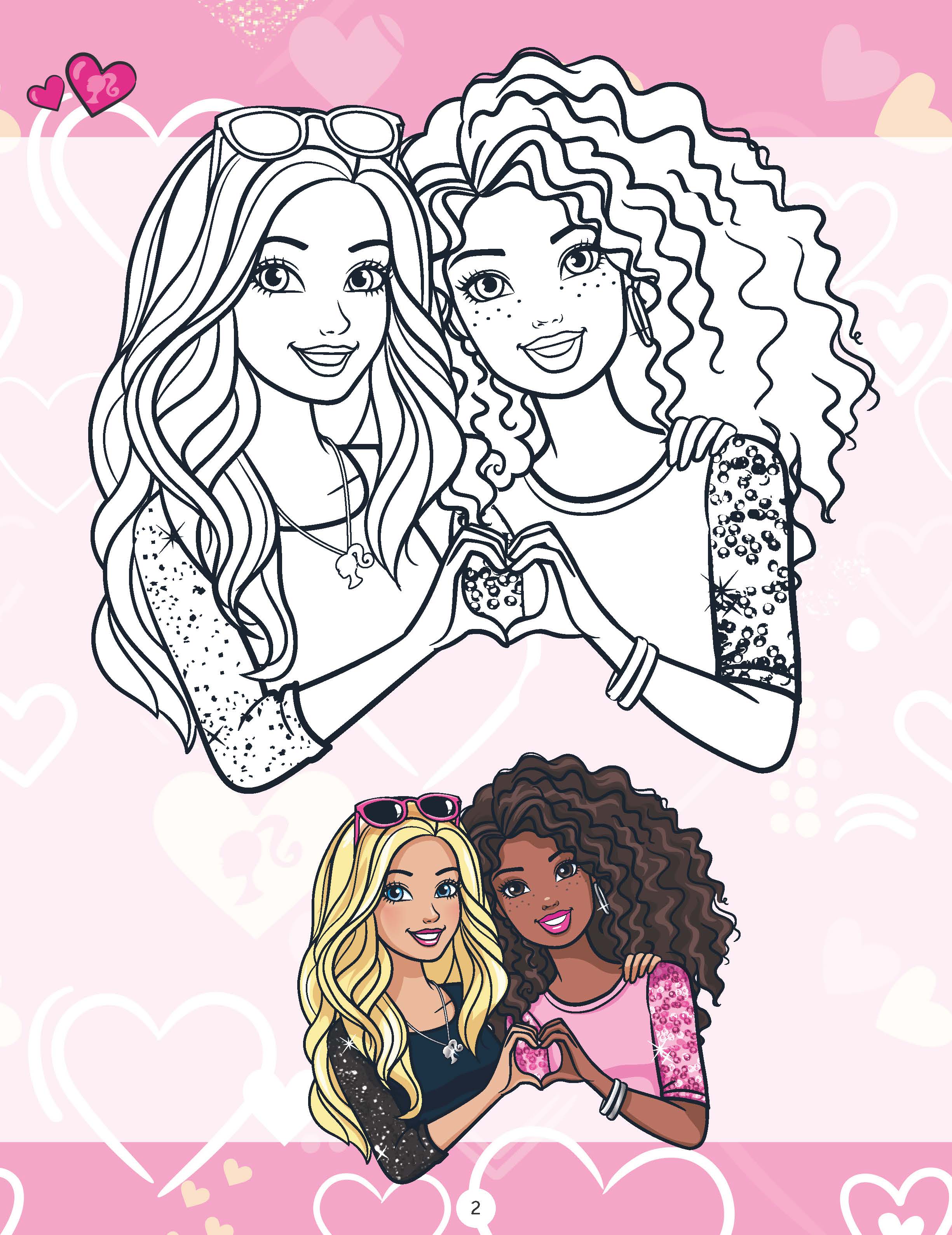 Dreamland Publications Barbie Copy Colouring Book