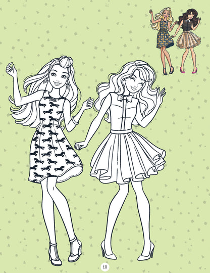 Dreamland Publications Barbie Copy Colouring Book - Distacart