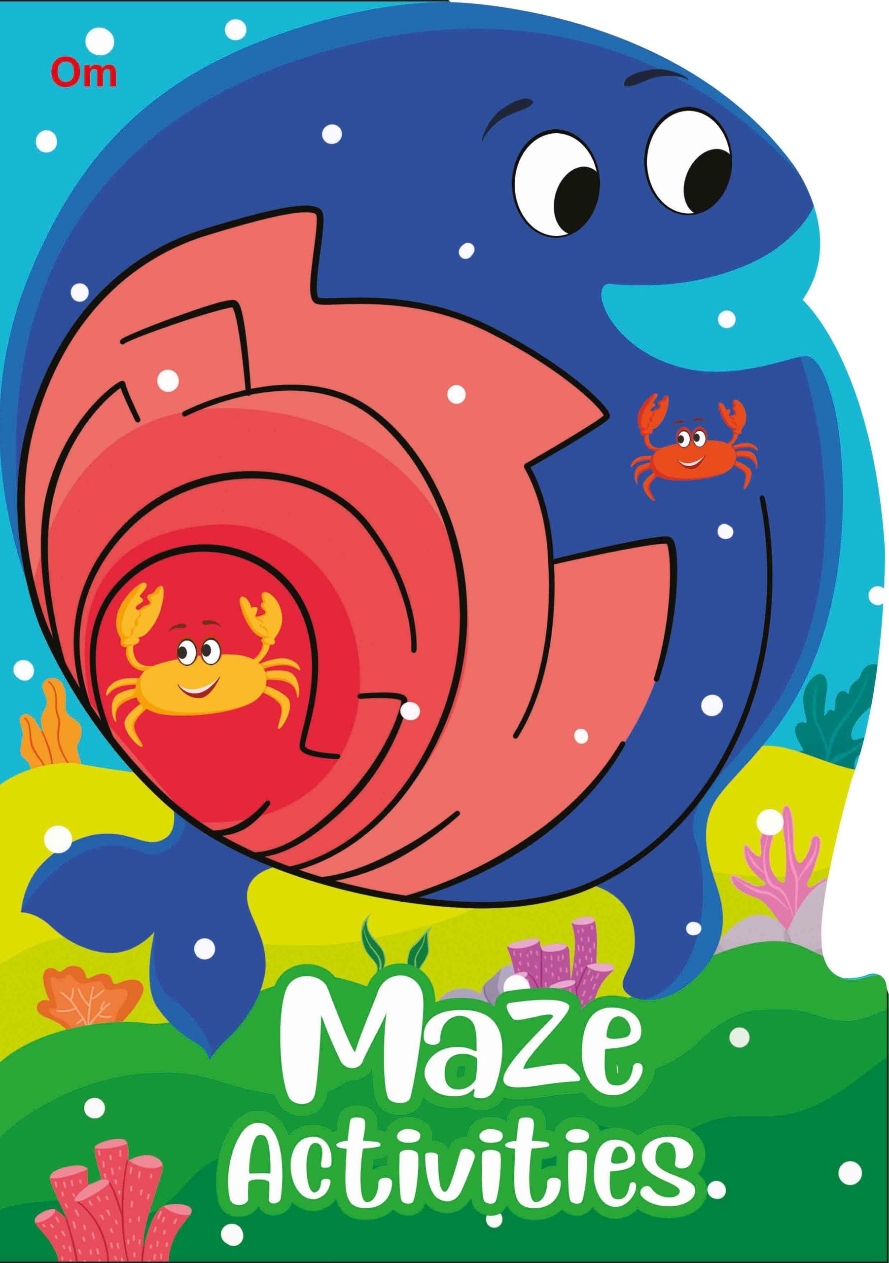 Maze Activities: Cutout Activities book - Activity book for Children - Om Books - Distacart