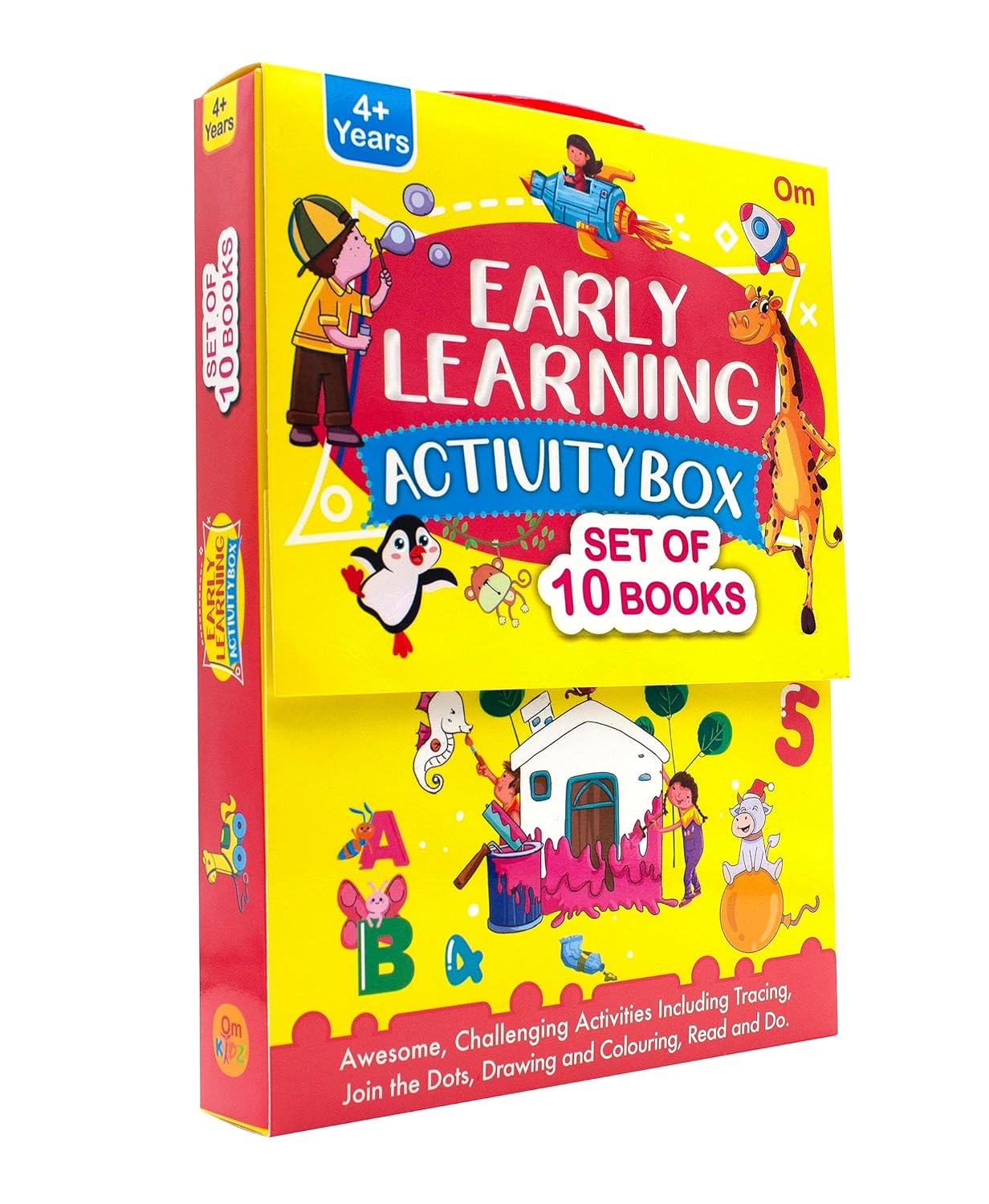 Early Learning Activity Book ( Set of 10 Books) - Box - Om Books - Distacart