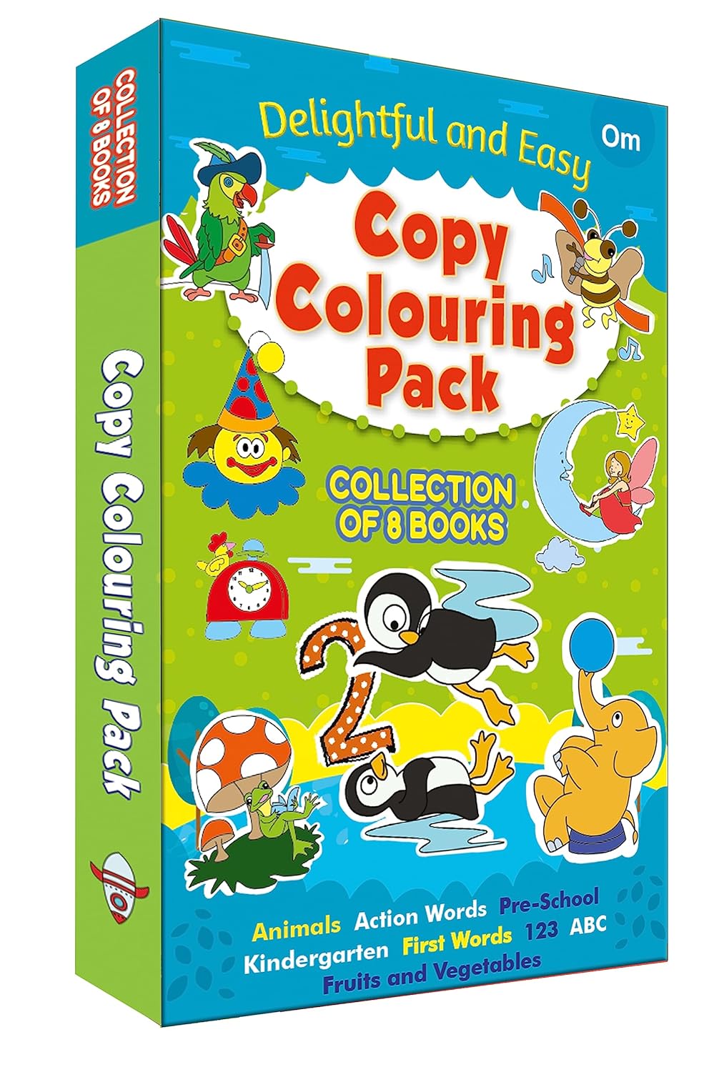 Copy Colouring Book ( Collection of 8 Books) - Om Books - Distacart