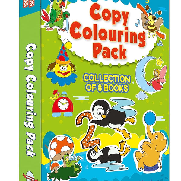 Copy Colouring Book ( Collection of 8 Books) - Om Books - Distacart
