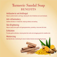 Thumbnail for Prakriti Herbal Soap Turmeric and Sandal - Distacart