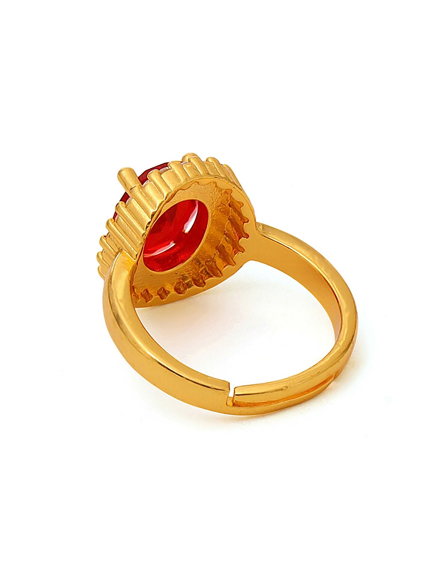 Ruby Raang Red Stone Ring - Distacart