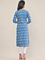 Thumbnail for Swasti Printed Cotton Straight Kurta - Distacart