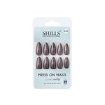 Thumbnail for shills professional reusable press on nails log almond spn695
