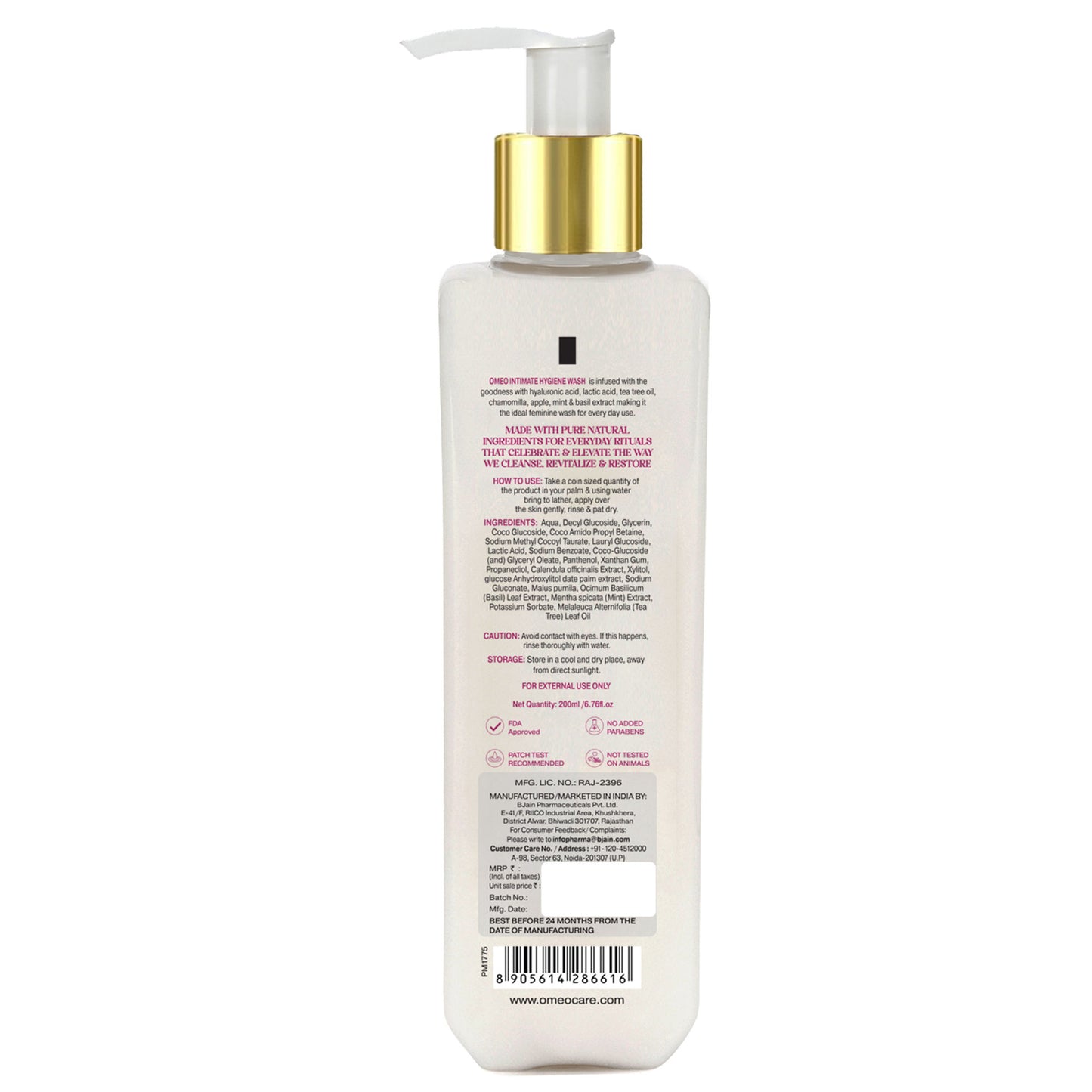 Omeo Intimate Hygiene Wash - Dista