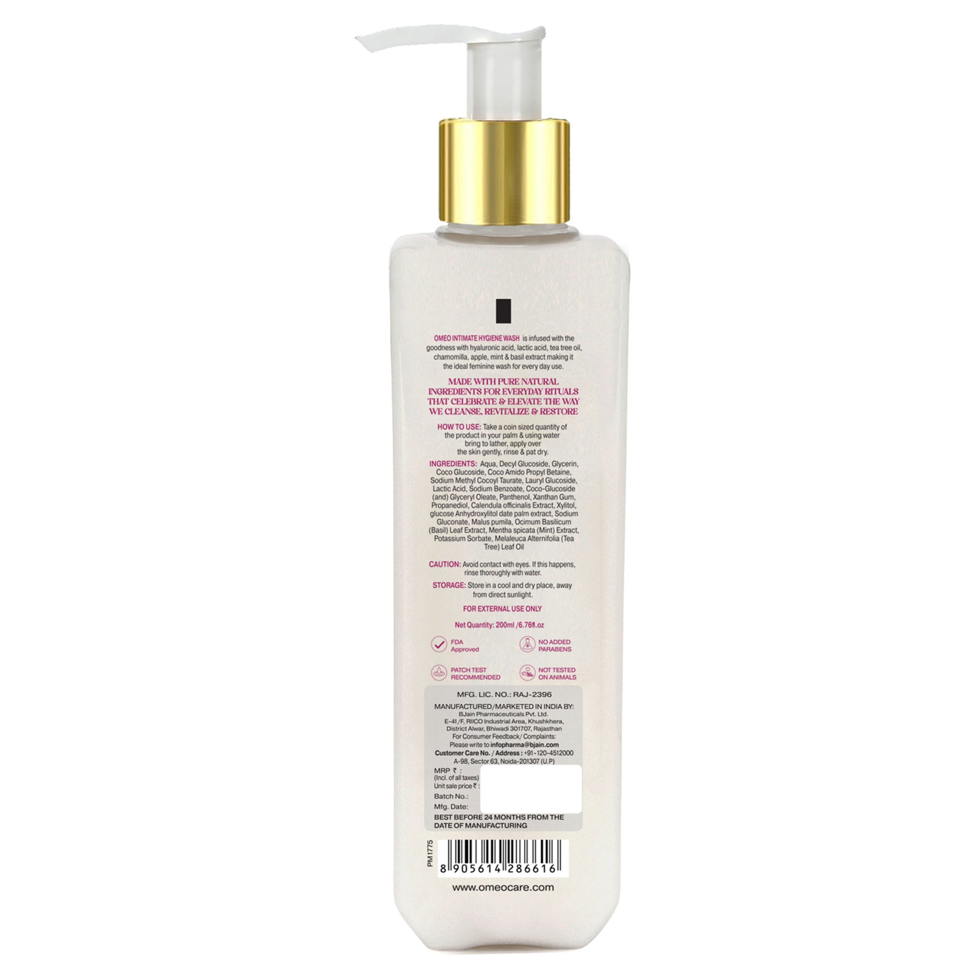 Omeo Intimate Hygiene Wash - Dista