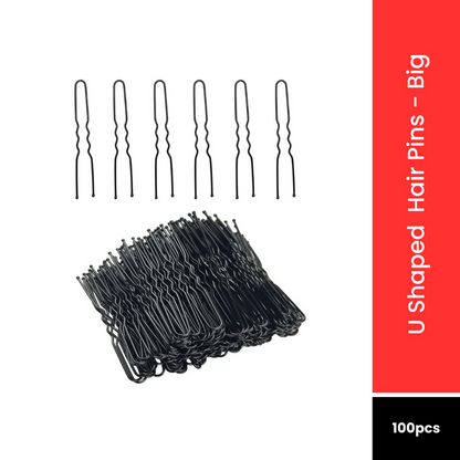 Bronson Professional Bun Pins U shaped Hair Pins - Big Size - Dista
