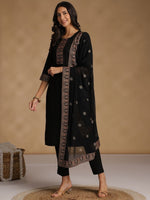 Thumbnail for Anouk Regular Printed Kurta with Trousers & With Dupatta