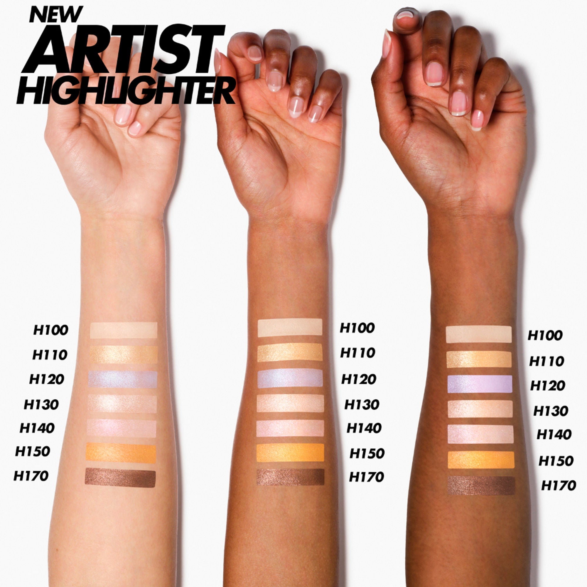 MAKE UP FOR EVER Artist Face Powder Highlighter - H140 - Sparkling Quartz - Distacart