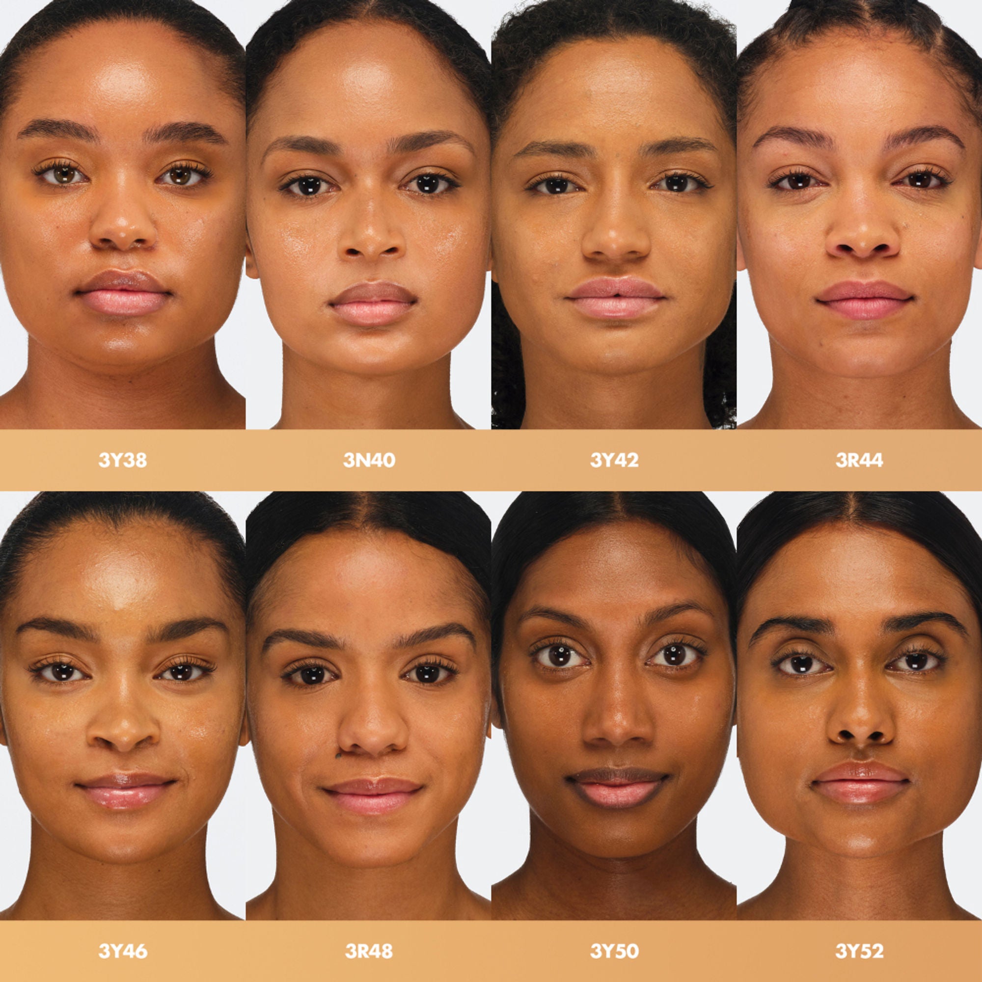 MAKE UP FOR EVER Hd Skin Hydra Glow Foundation - 3y52 - Warm Chestnut - Distacart
