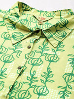 Thumbnail for Anouk Women Floral Printed Regular Kurta with Trousers - Distacart