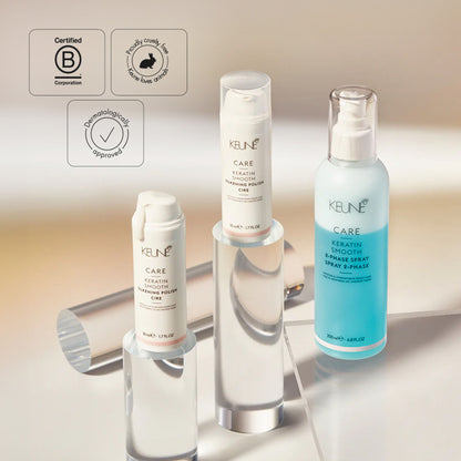 Keune Haircosmetics Care Keratin Smooth 2 Phase Spray - Distacart