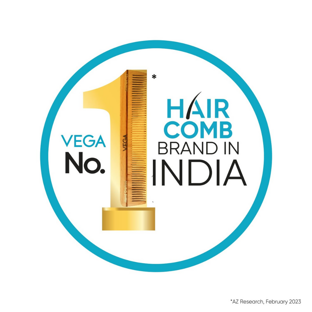 Vega Grooming Wooden Hair Comb - Handmade - Dista
