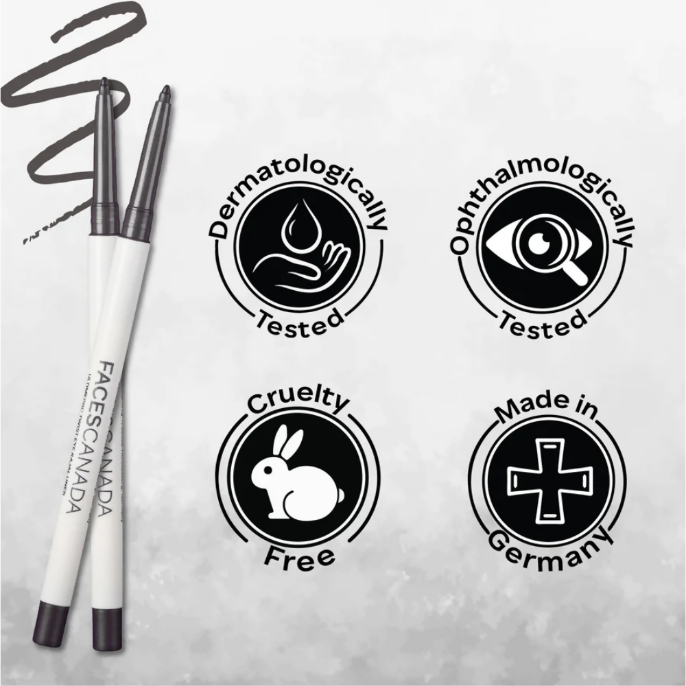 Faces Canada Ultime Pro Twist Eye Kajal Liner - Silver 01 - Distacart