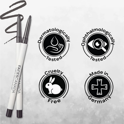 Faces Canada Ultime Pro Twist Eye Kajal Liner - Silver 01 - Distacart