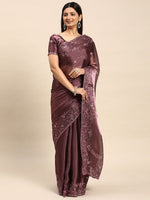 Thumbnail for kasee Embroidered Organza Saree - Distacart
