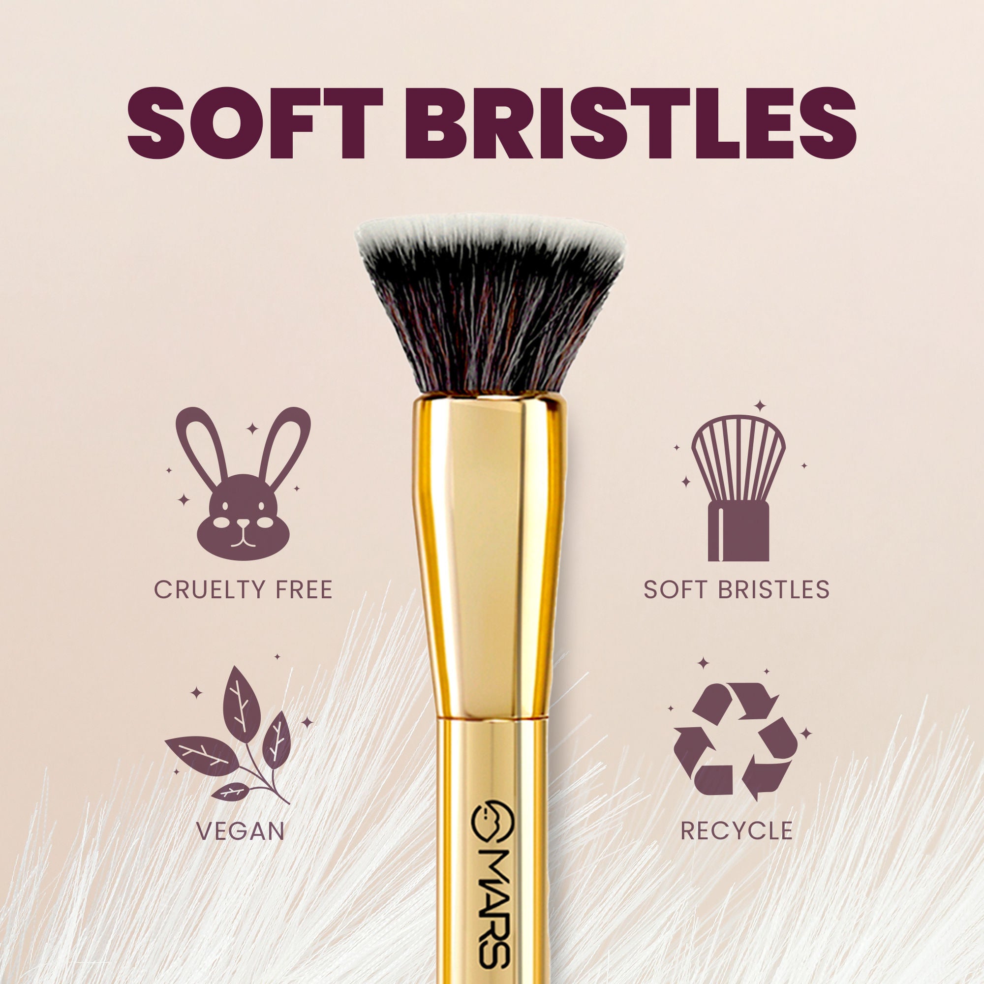 MARS Cosmetics Artist's Arsenal Foundation Brush - Distacart