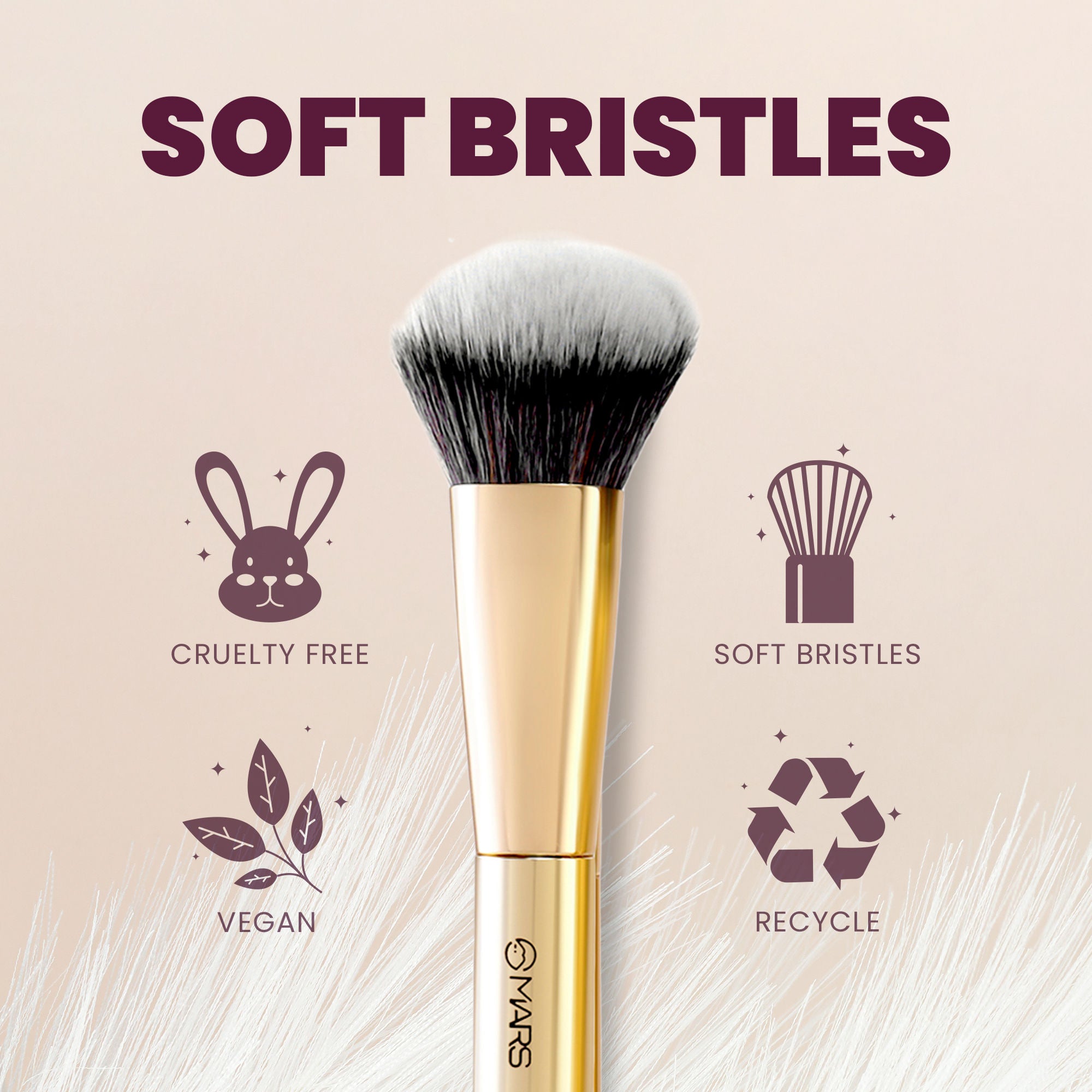 MARS Cosmetics Artist's Arsenal Bronzer Brush - Distacart