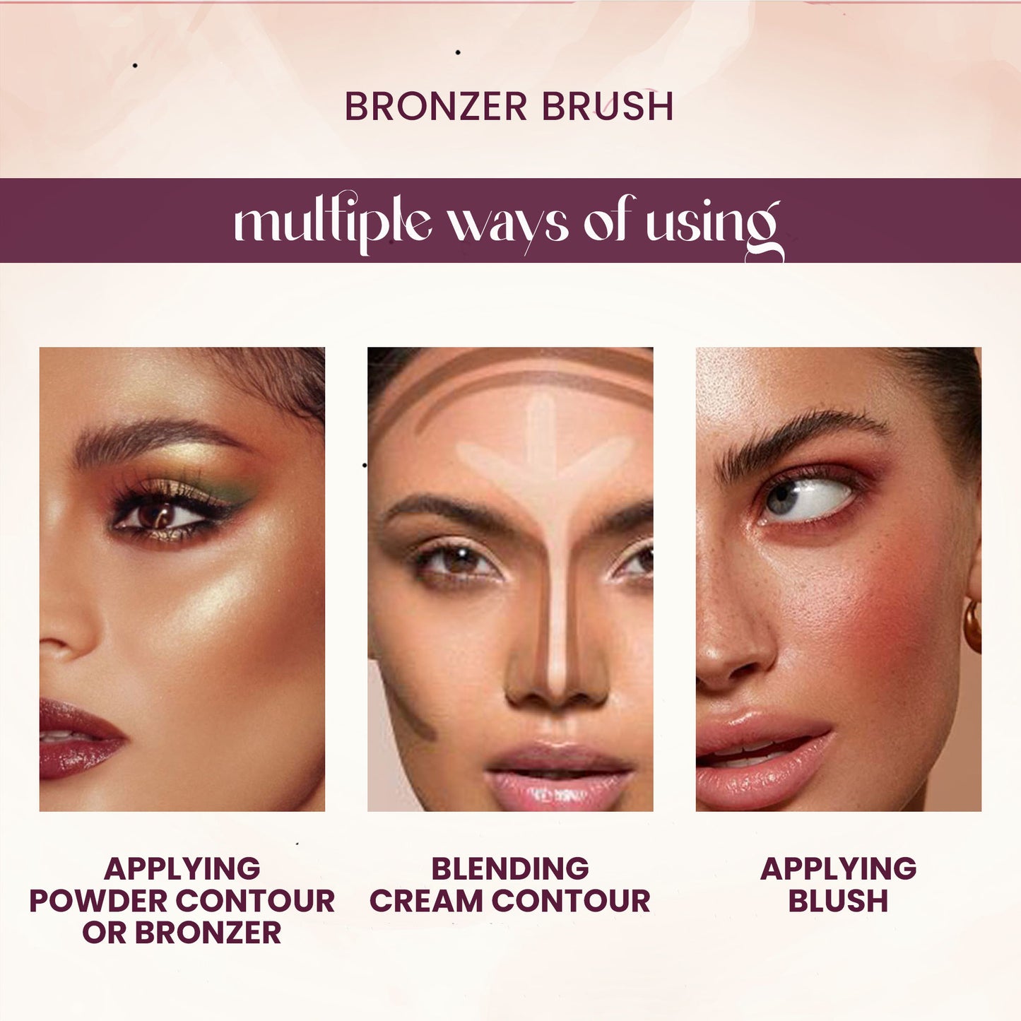 MARS Cosmetics Artist's Arsenal Bronzer Brush - Distacart