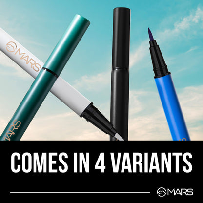 MARS Cosmetics City Stroke Charming Eyes Liquid Eyeliner - 04 Black - Distacart