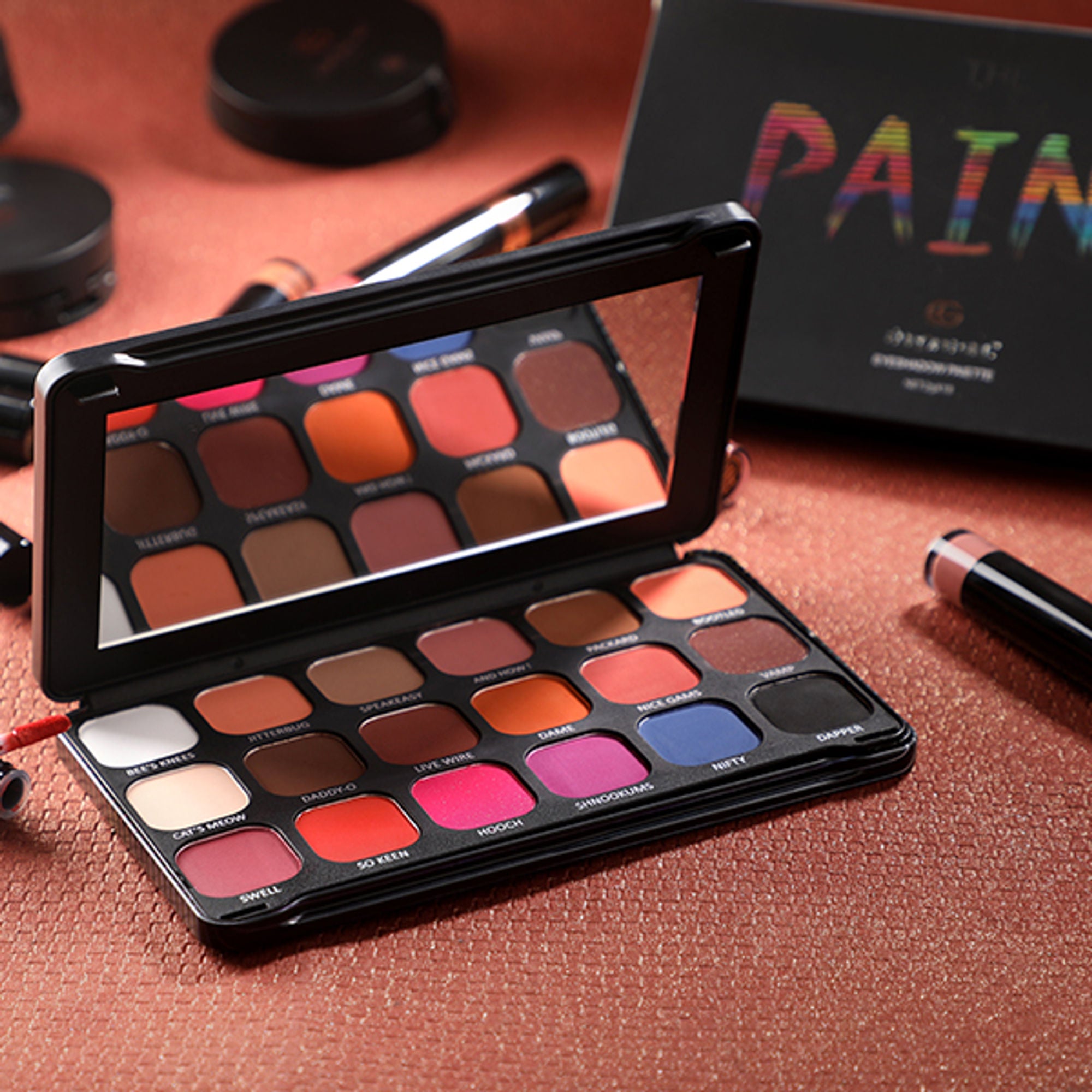 Europe Girl 18 Colour Paint Eyeshadow Palette - Expresso - Distacart