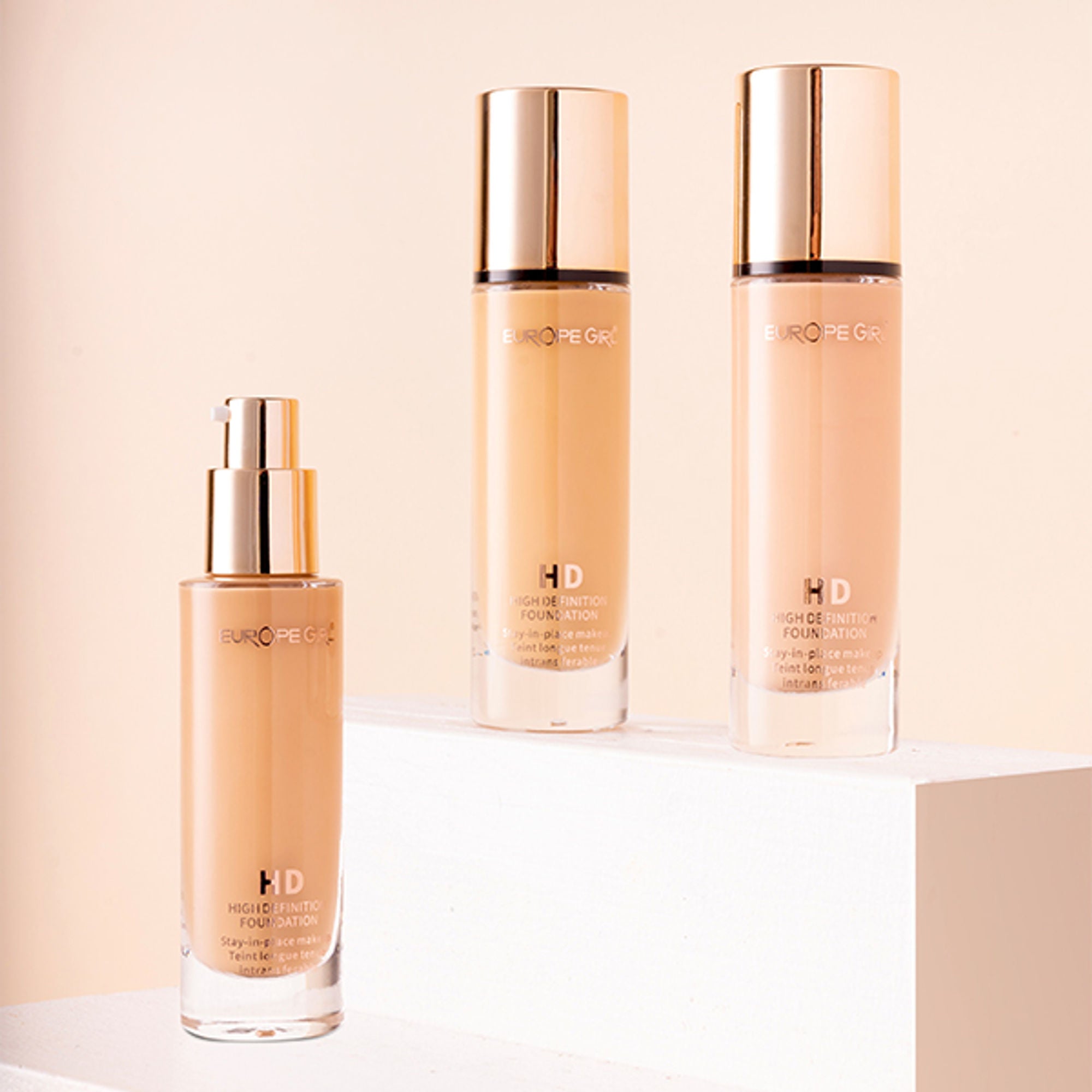 Europe Girl HD- High Coverage Foundation - 05 Light - Distacart