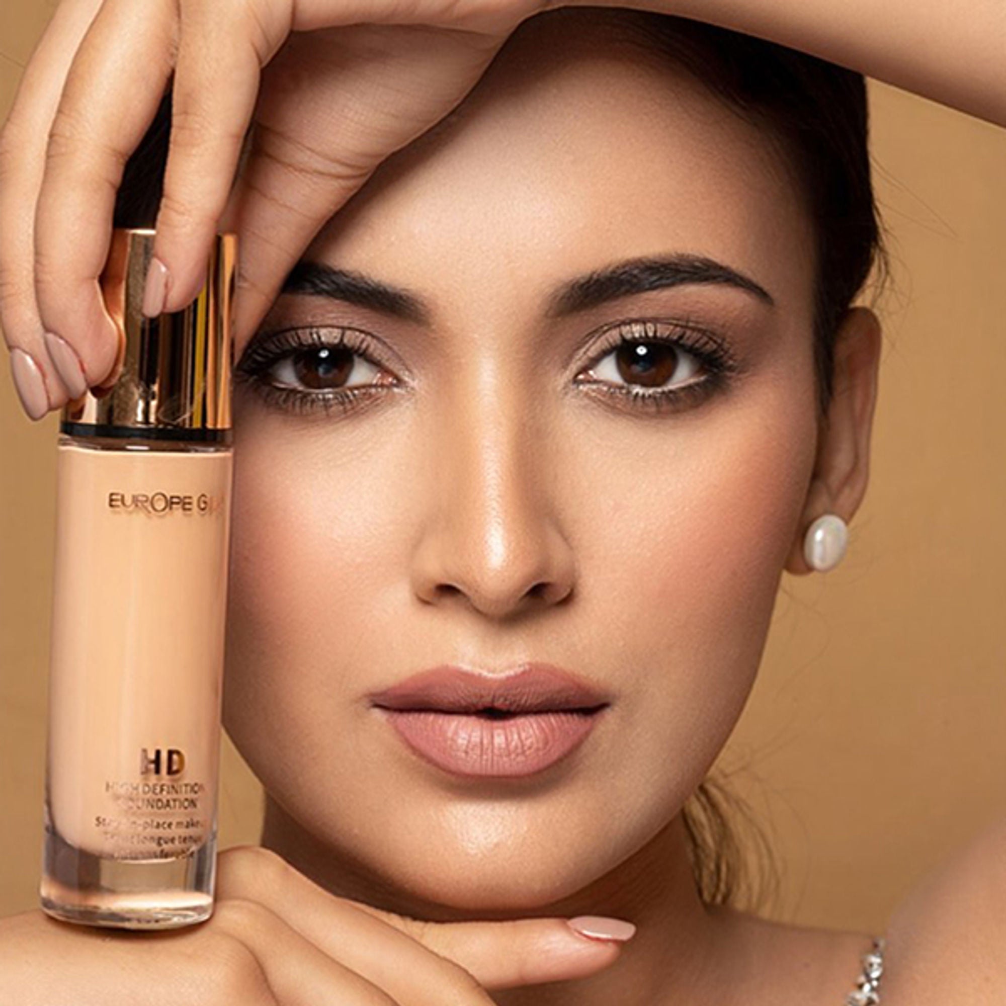 Europe Girl HD- High Coverage Foundation - 55 Medium - Distacart