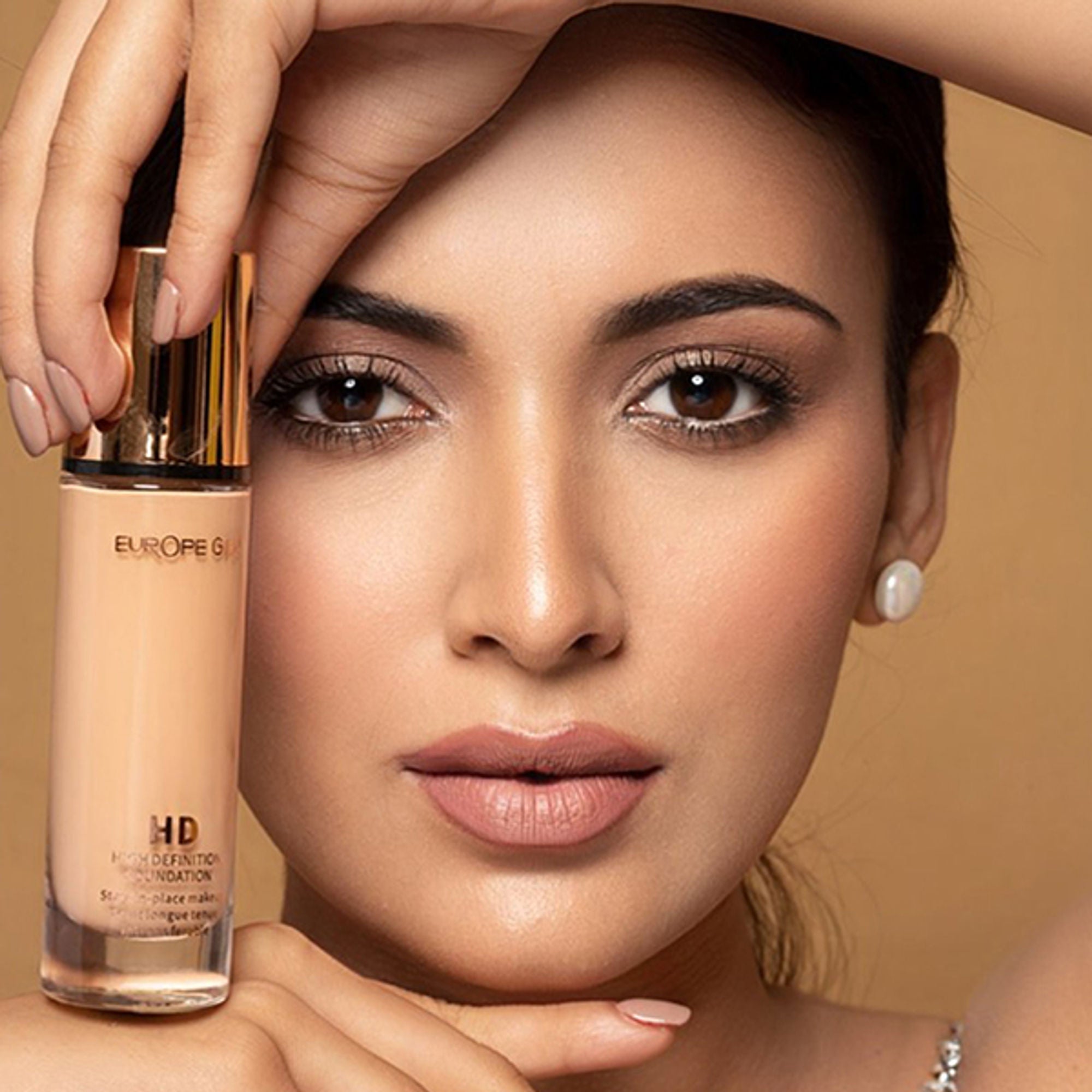 Europe Girl HD- High Coverage Foundation - 110 Tan - Distacart