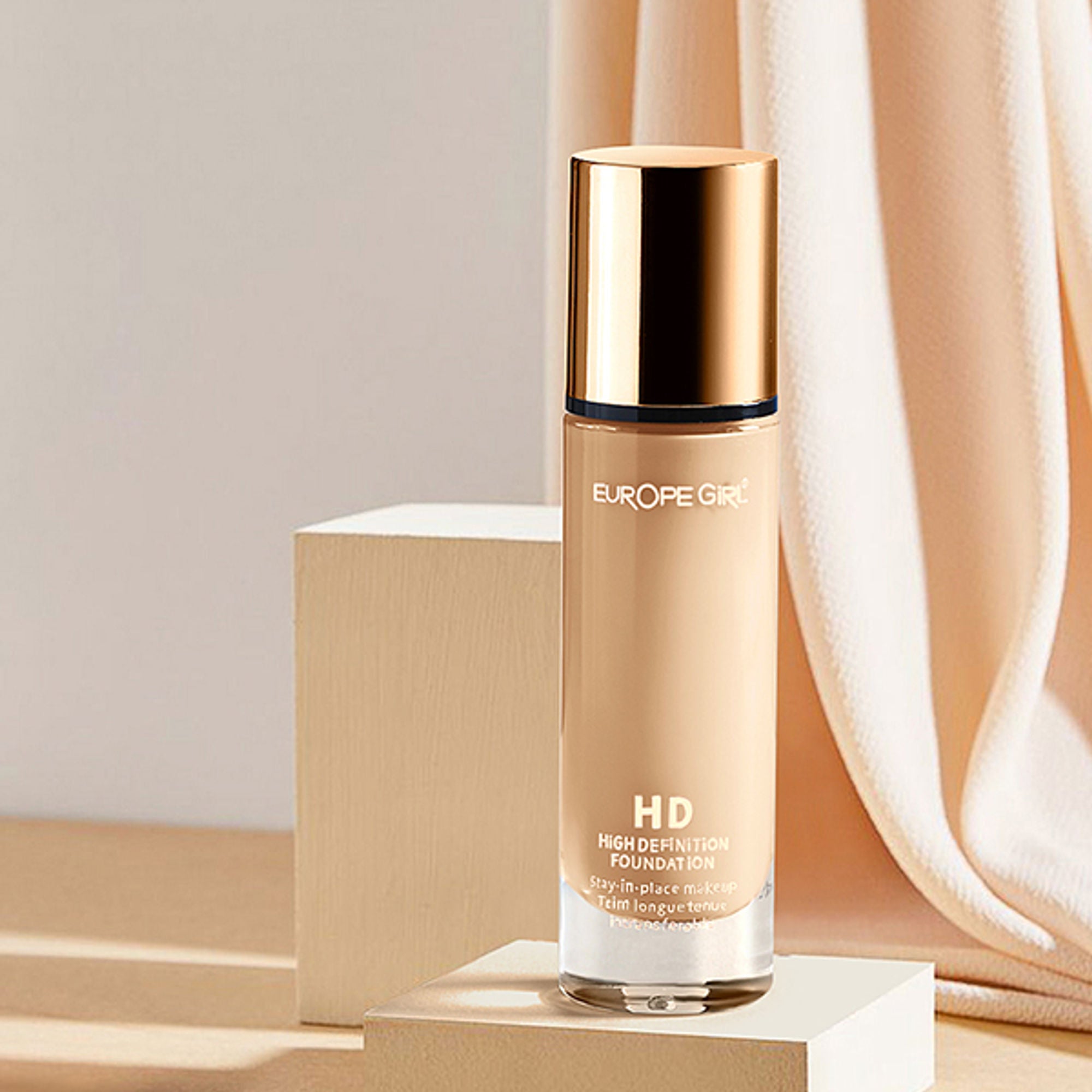 Europe Girl HD- High Coverage Foundation - 120 Tan - Distacart