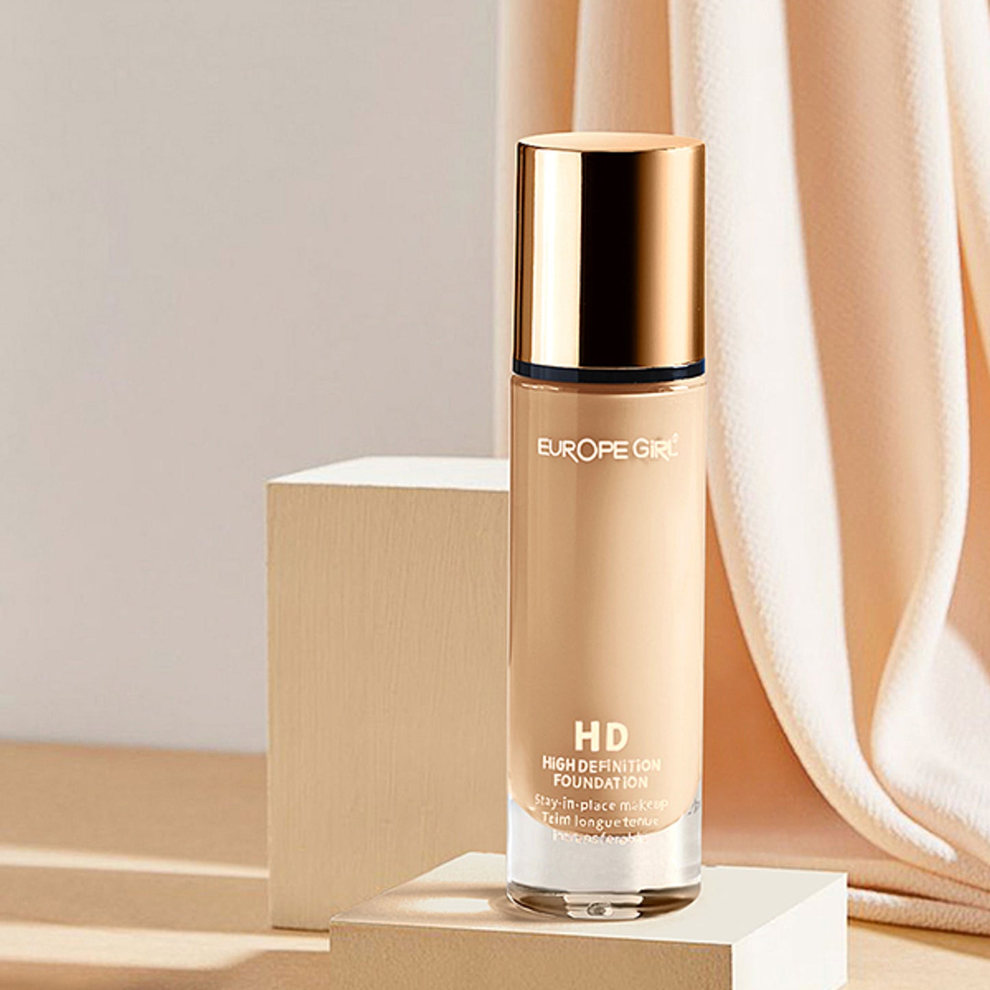 Europe Girl HD- High Coverage Foundation - 120 Tan - Distacart