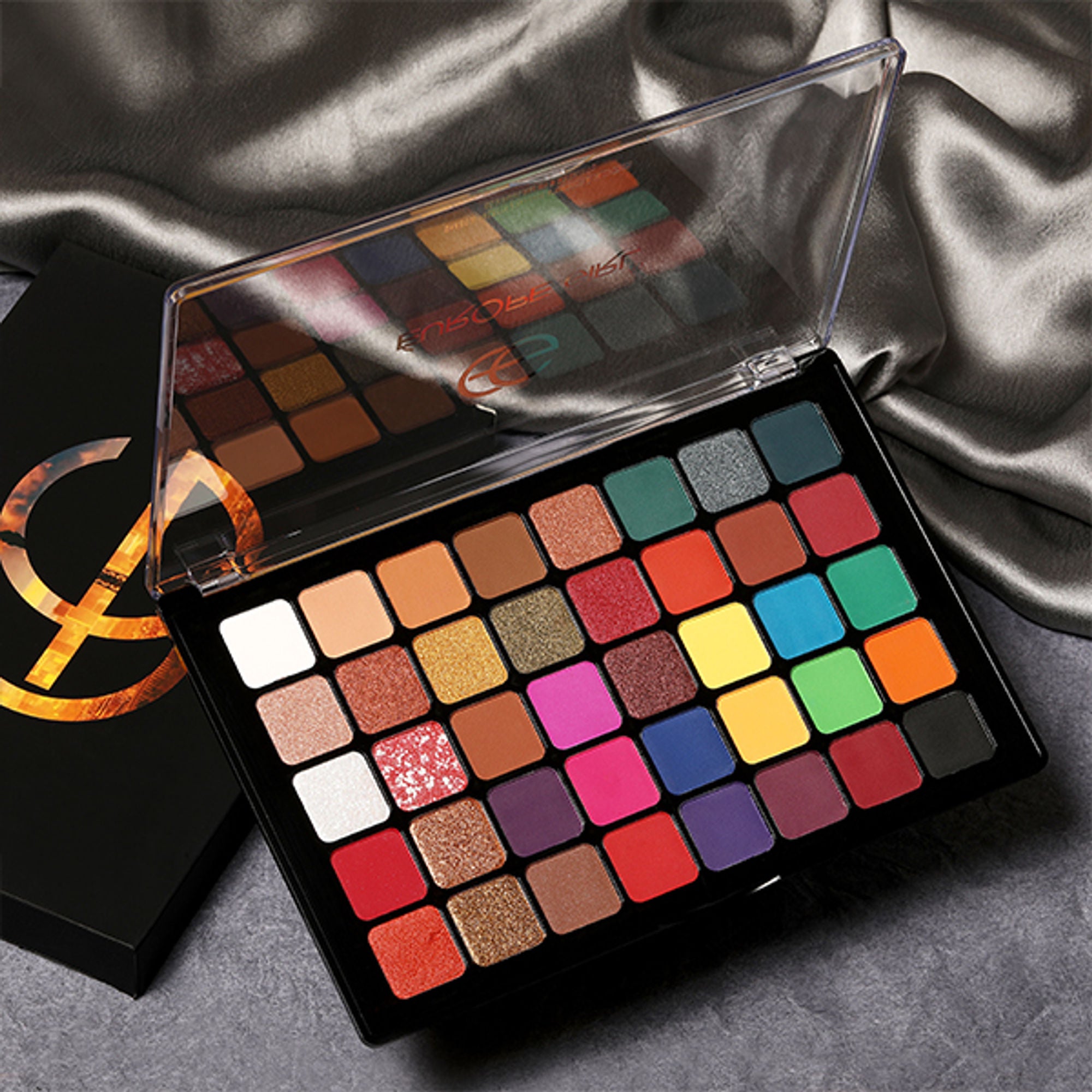 Europe Girl 40 Colour Eyeshadow Palette - Cool Tone - Distacart