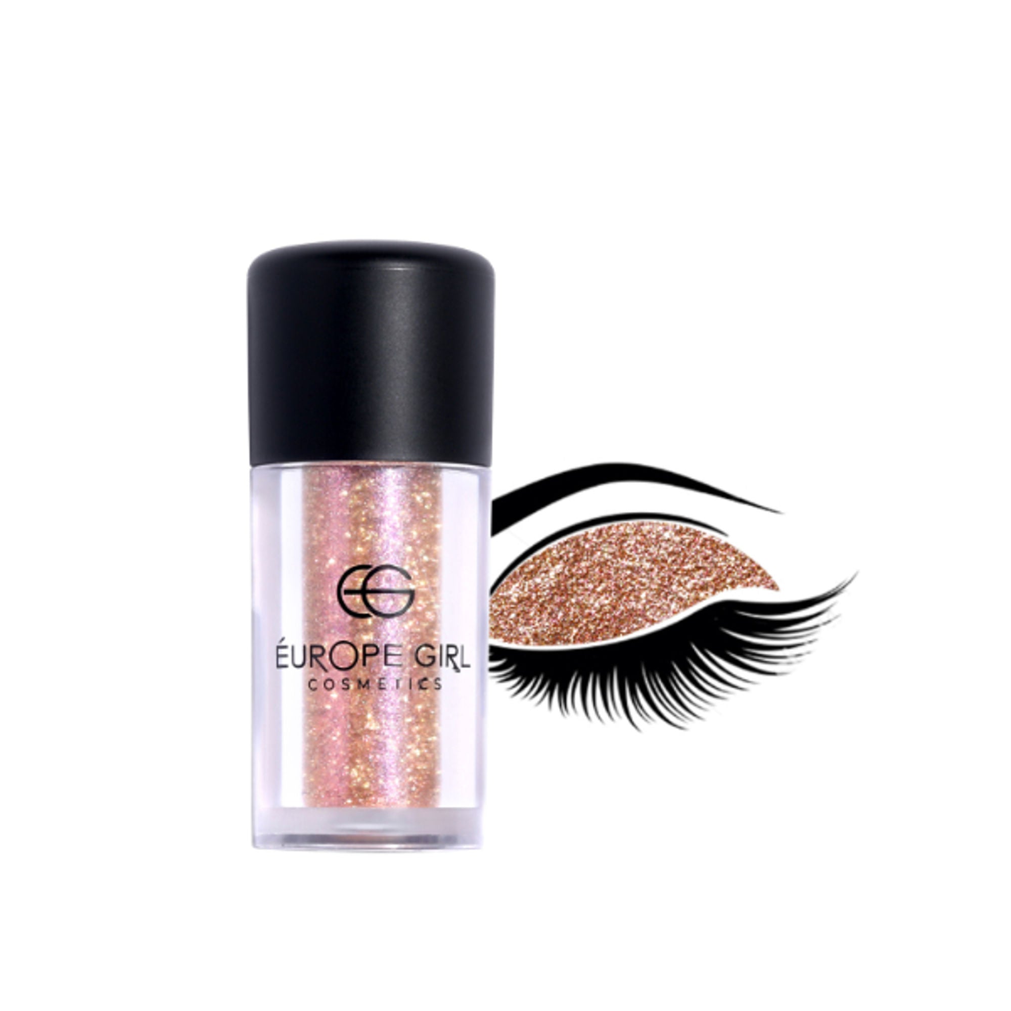 Europe Girl Single Diamond Pigment Glitter Glass - G12 Opulence - Distacart