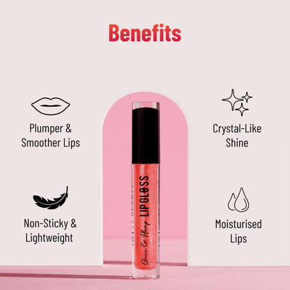 Swiss Beauty Shine & Plump Lipgloss - 5 Nude Brown - Distacart