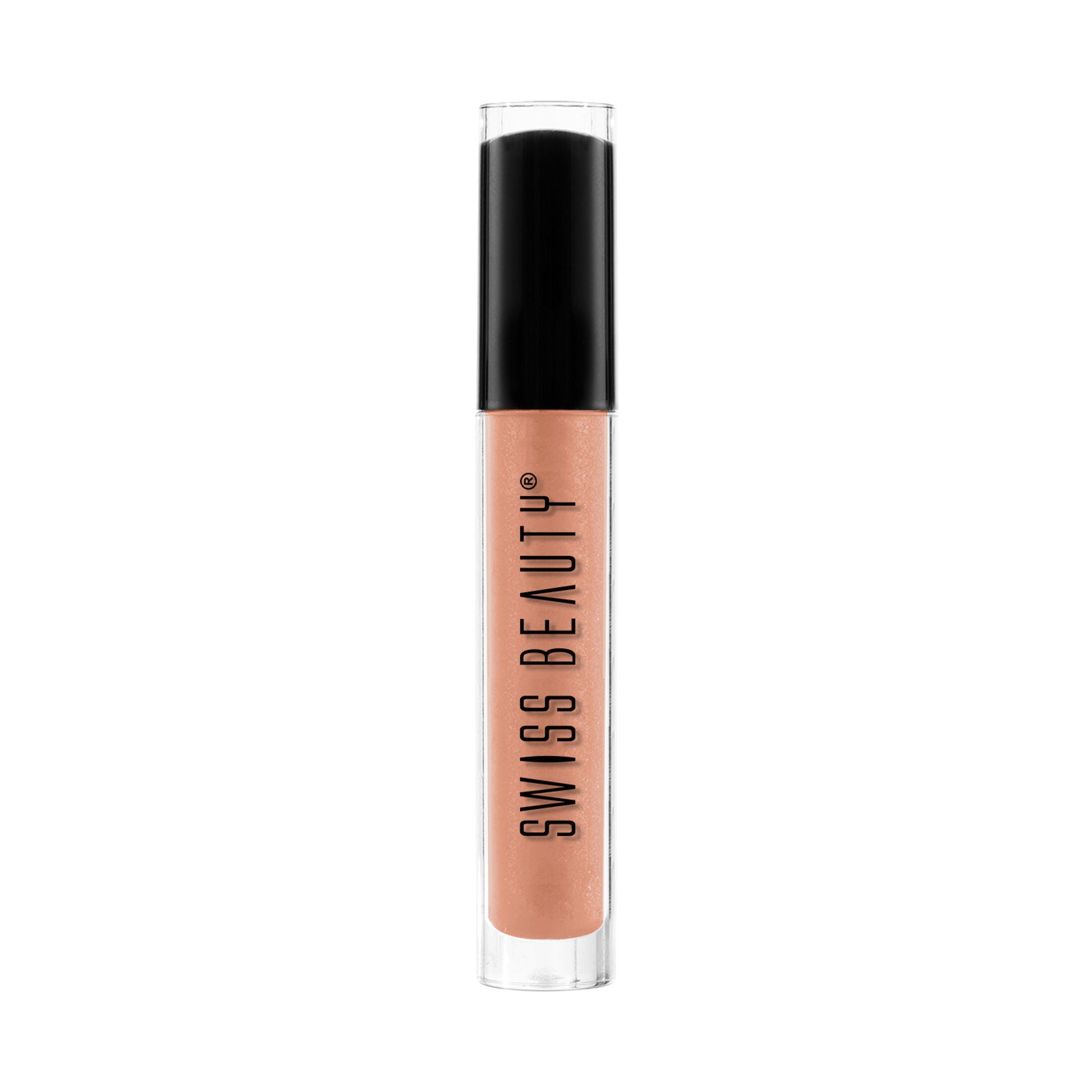 Swiss Beauty Shine & Plump Lipgloss - 5 Nude Brown - Distacart