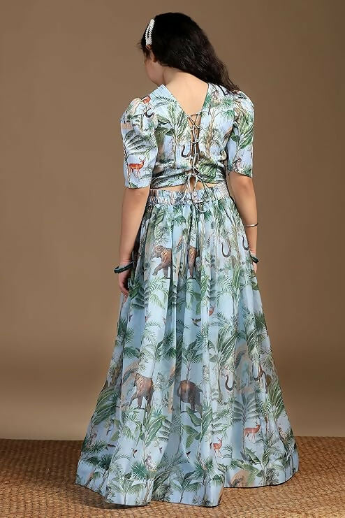 Joban Fashion Girl's Multi Color Lehenga Choli